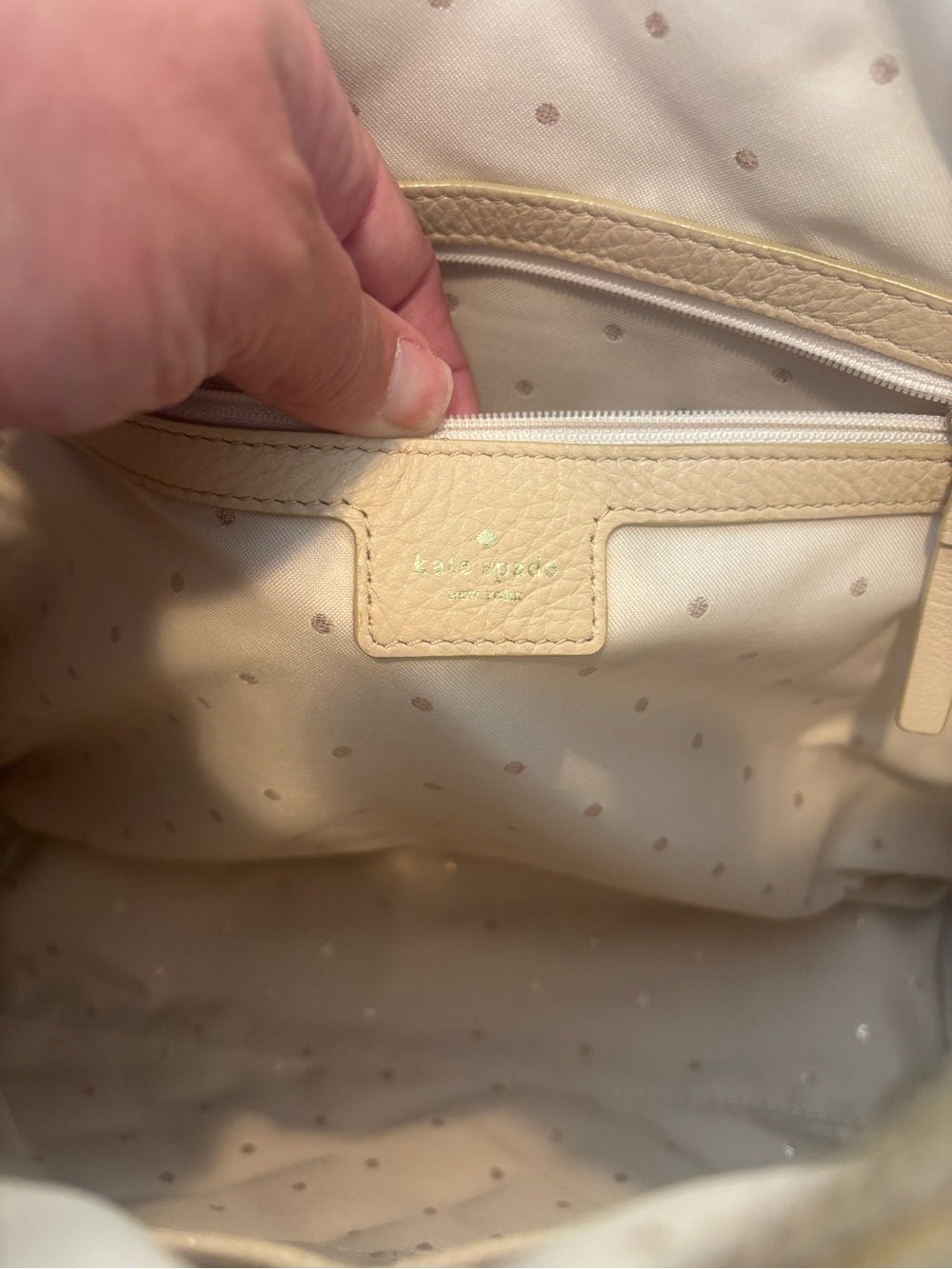 kate spade Quilted Neutral Beige Shoulder Hobo - Picture 7 of 11